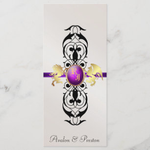 Programa Príncipe y princesa Purple Jewel Wedding Program