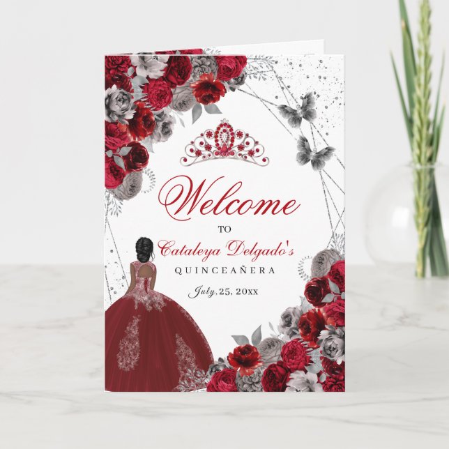 Programa Quinceanera de Mariposa Plata Roja (Anverso)