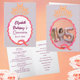 Programa Quinceanera Mariposas Tiara