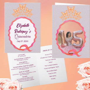 Programa Quinceanera Mariposas Tiara