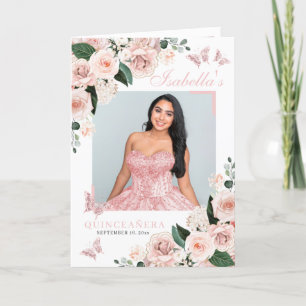 Programa Quinceanera Tiara Butterflies