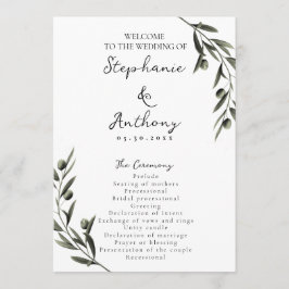 Programa Rama de oliva botánica deja Boda italiano