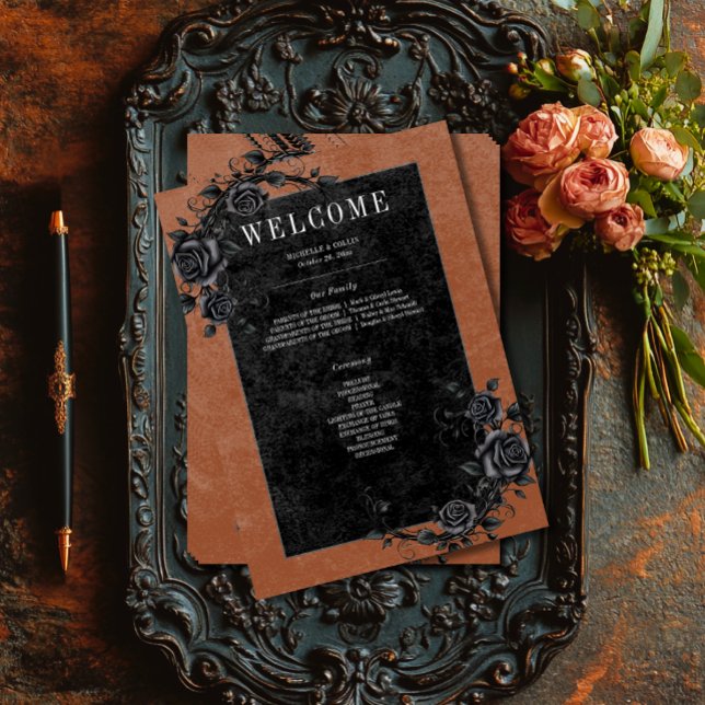 Programa Raven negro gótico y Boda de óxido de Rosas negros (Subido por el creador)