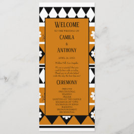 Programa Rayo de borde Flor Diamante Boho Patrón floral