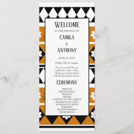 Programa Rayo de borde Flor Diamante Boho Patrón floral