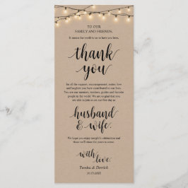 Programa Rayos de cadena Kraft, Configuración de lugar Tarj