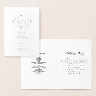 Programa Real de Orden de Servicio de Boda de Reli