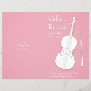 Programa Recital de Música Doble Cello y Bow Blanc