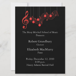 Programa Recital Musical de Vacaciones