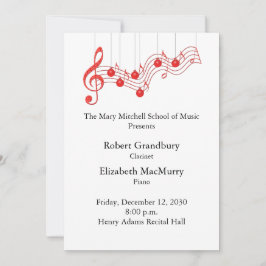 Programa Recital Musical de Vacaciones