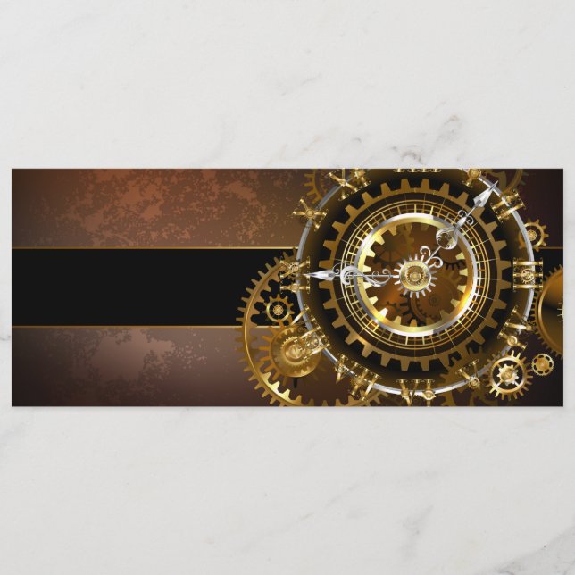 Programa Reloj de vapor con engranajes antiguos (Anverso)