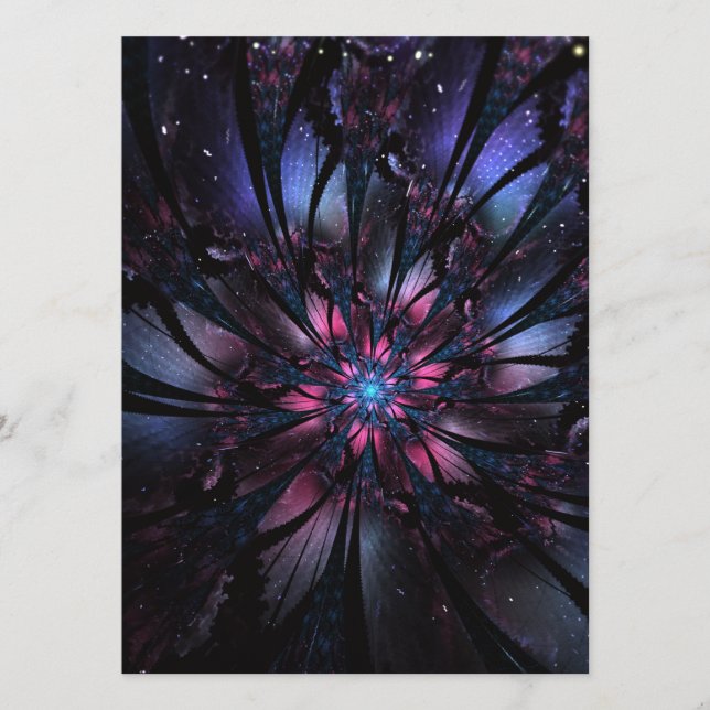 Programa Resumen del diseño de flor fractal. (Anverso)