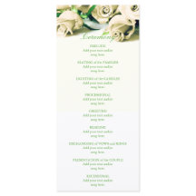 Programa Romántico de Bodas de Rosas Blancas