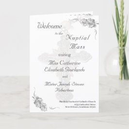 Programa Rosa Nupcial Boda Católico Tradicional