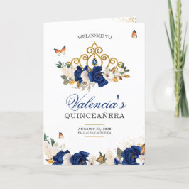 Programa Rosas Azules Tíara Mariposa Quinceanera
