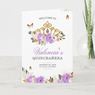 Programa Rosas de lavanda Moza Mariposa Gold Tiara Quincean