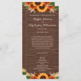 Programa Rosas rusos de Sunflower Terracotta Boho Boda