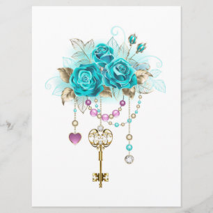 Programa Rosas turquesas con llaves