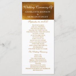Programa Royal Golden Shiny White Wedding