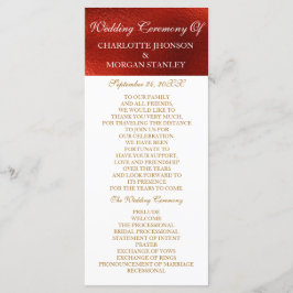 Programa Royal Red Shiny White Wedding