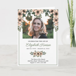 Programa Rubor Florals Foto Celebración del funeral de la v