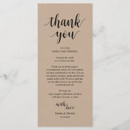 Programa Rústica moderna, Kraft Place Setting Gracias A Las