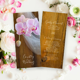 Programa Rústico Elegance Country Wedding