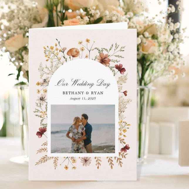 Programa Sedona Garden Flowers Wedding Day Program (Subido por el creador)