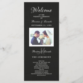 Programa Sencillo pero elegante: Lino negro con Monograma