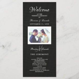 Programa Sencillo pero elegante: Lino negro con Monograma