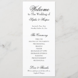 Programa Sencillo, versátil, elegante negro y blanco