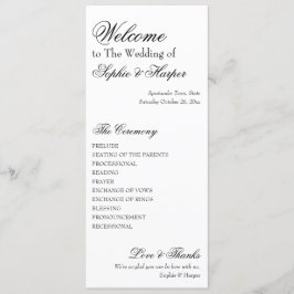 Programa Sencillo, versátil, elegante negro y blanco