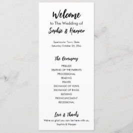 Programa Sencillo y moderno, versátil, negro y blanco