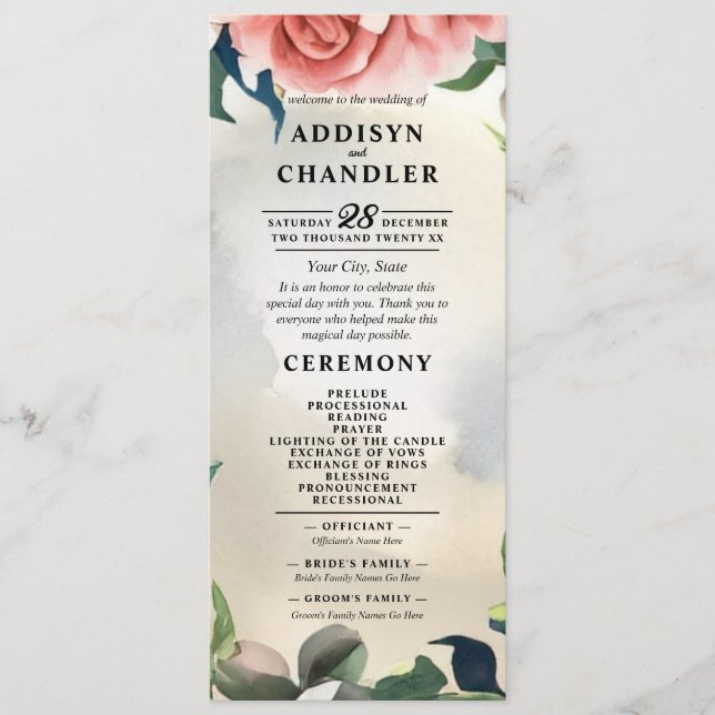 Programa Serene Garden Wreath: Elegancia Floral Pastel (Anverso)