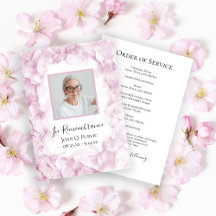 Servicio de funerales de flores de hidrangea rosa