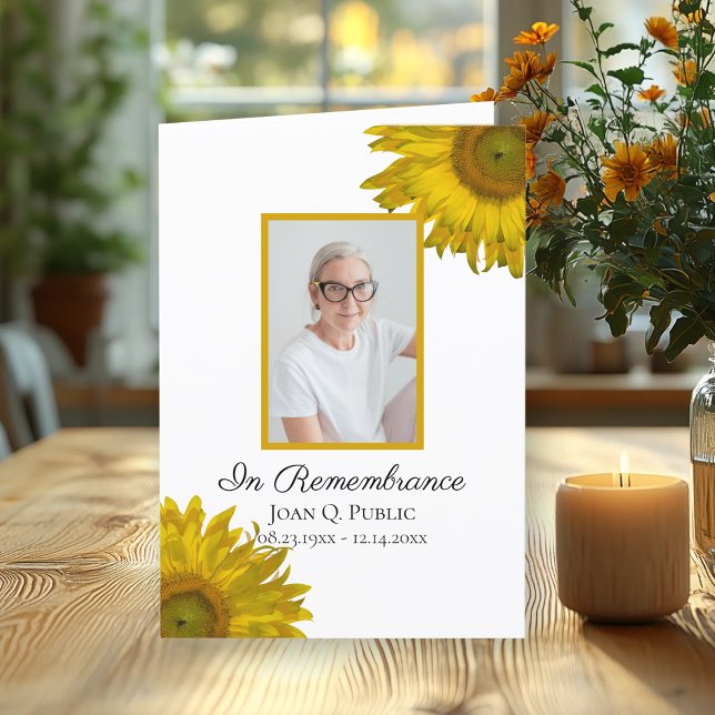Programa Servicio funeral plegado de florecimiento de giras (Subido por el creador)