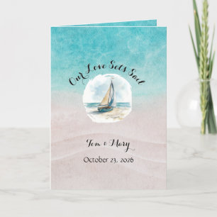 Programa Set Sail Wedding