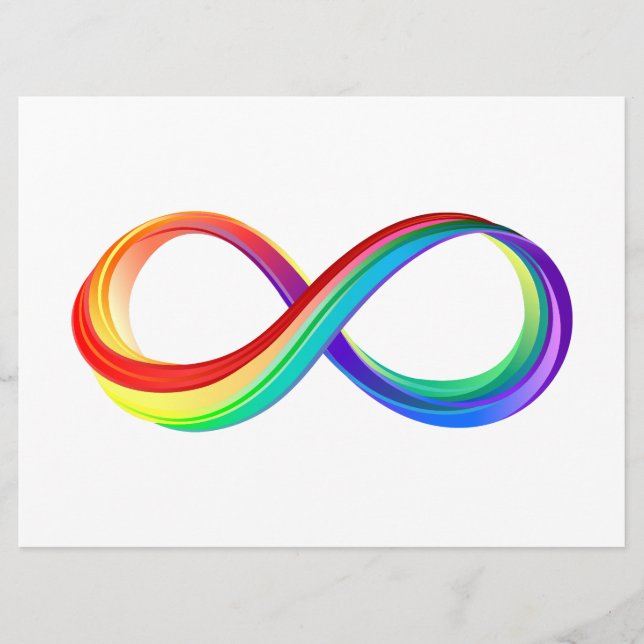 Programa Símbolo infinito arcoiris en capas (Anverso)