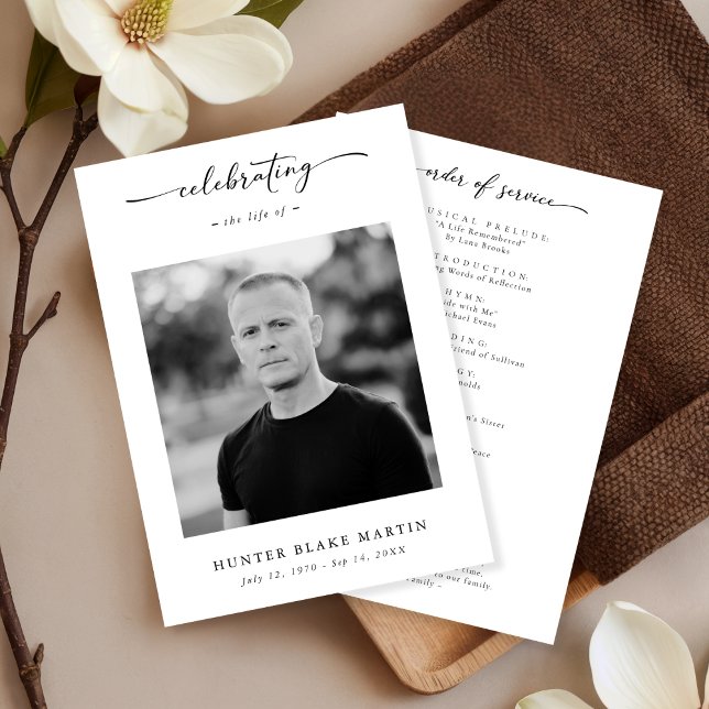 Programa Simpatía Funeral Memorial Service Obituario Foto (Subido por el creador)