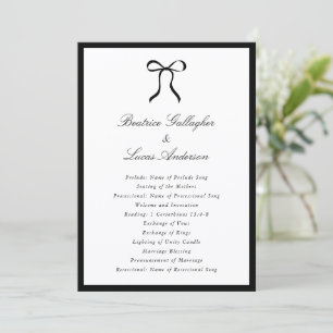 Programa Simple Bow Boda Clásica