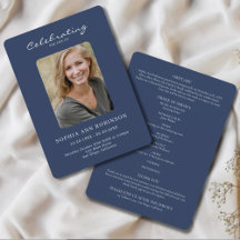 Simple Foto Memorial Orden Azul De Servicio