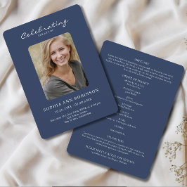 Programa Simple Foto Memorial Orden Azul De Servicio