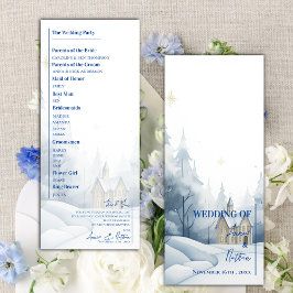 Programa Snowy Landscape Winter Wedding