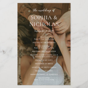 Programa Sophia Photo Modern Wedding