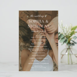 Programa Sophia Photo Modern Wedding