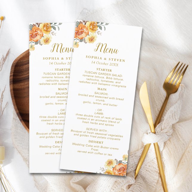 Programa Sophisticated spring wedding with orange blossoms (Subido por el creador)