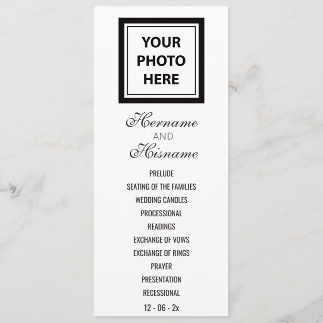 Programa Subir imagen foto y agregar texto – Boda Fiesta (Anverso)