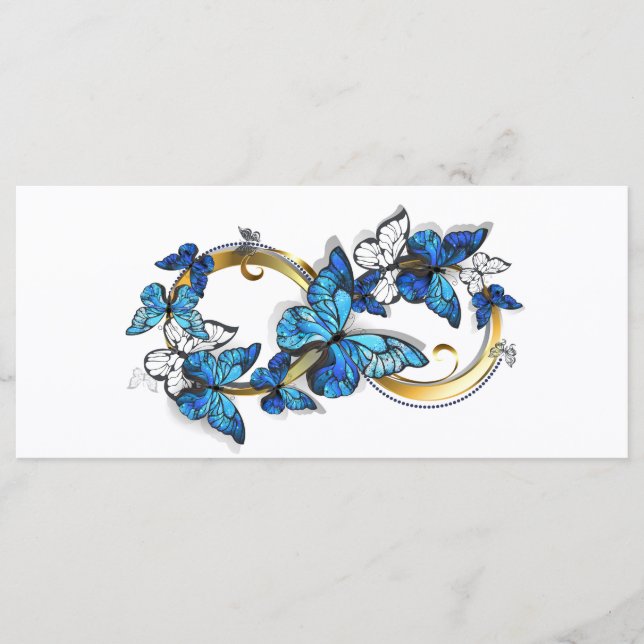 Programa Symbol Infinity of Blue Morpho Butterflies (Anverso)