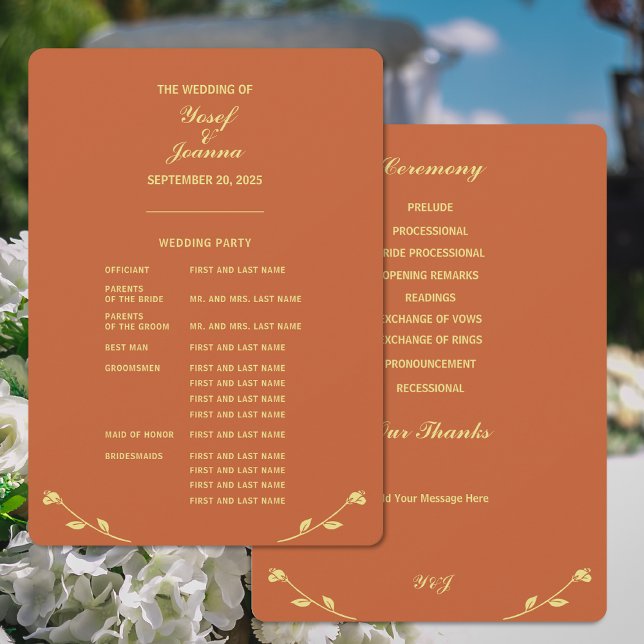 Programa Terracotta Rosa de Matrimonio Completo (Subido por el creador)