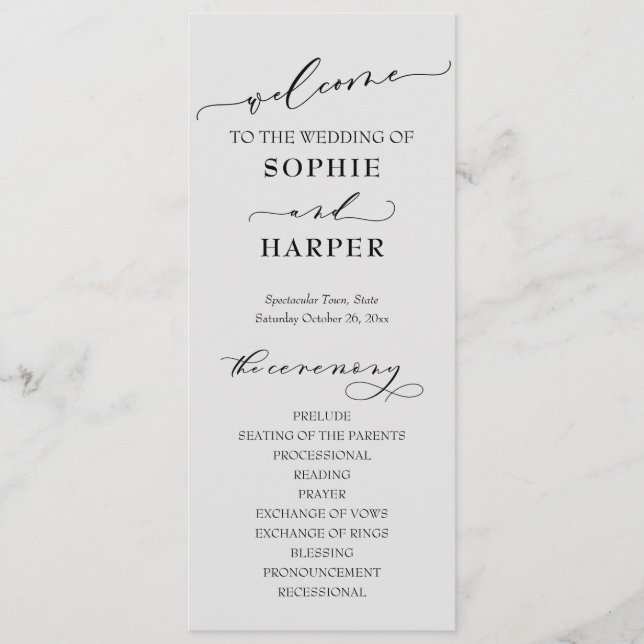 Programa Tipografía Simple, Gris Claro Elegante (Anverso)
